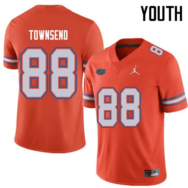 Youth NCAA Florida Gators Tommy Townsend #88 Stitched Authentic Jordan Brand Orange College Football Jersey JCL0865QW